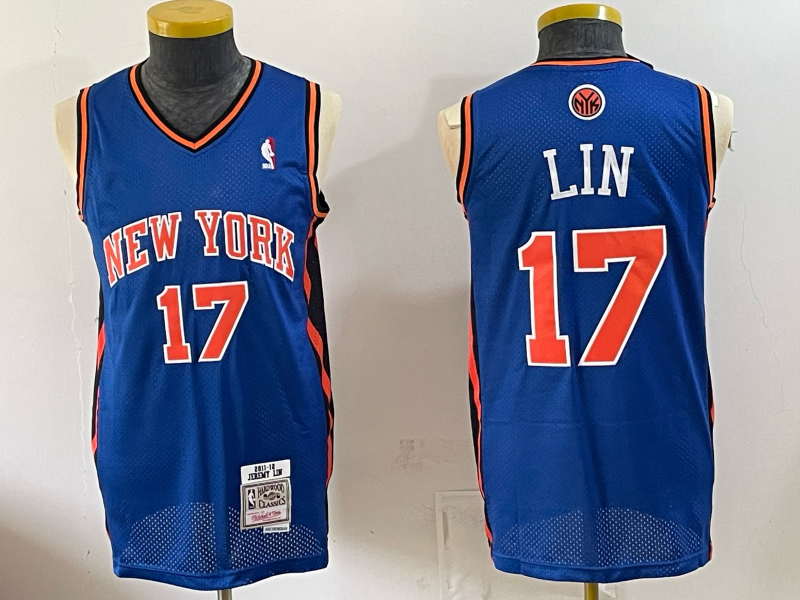 Men New York Knicks #17 Lin blue 2026 Nike NBA jersey 0702005
